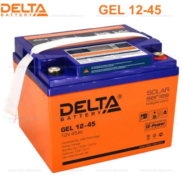 Аккумуляторная батарея Delta GEL 12-45 в Стерлитамаке