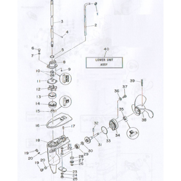 Нижний кожух и привод Sea Pro T2,5S в Стерлитамаке
