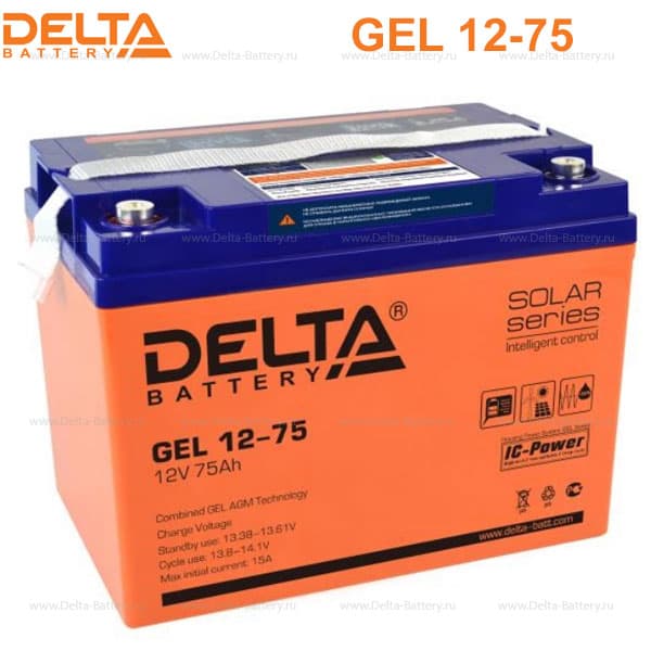 Аккумуляторная батарея Delta GEL 12-75 в Стерлитамаке