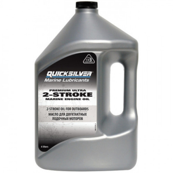 Масло Quicksilver 2-stroke Premium Ultra TCW3 4л 92-8M0170005 в Стерлитамаке