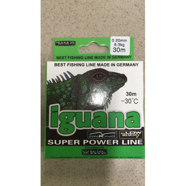 Леска зимняя Iguana -30C 30 м. 0,12 мм в Стерлитамаке